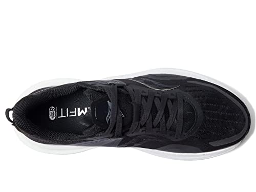 Saucony Women's Tempus Sneaker, Black/Fog, 7.5