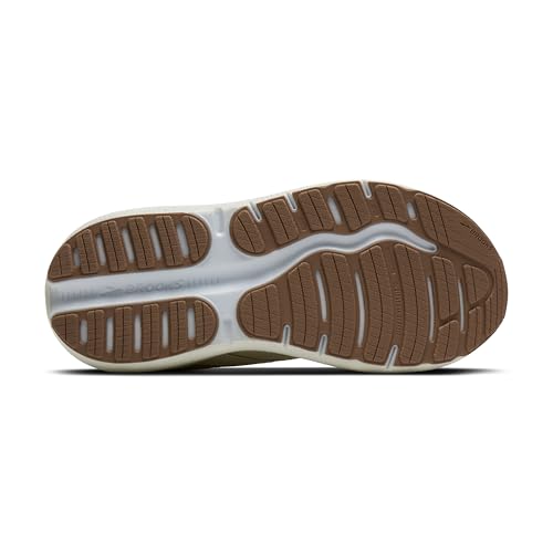 Brooks Women’s Ghost Max Suede/Leather Neutral Running & Walking Shoe - Star/Sand/Portabella - 9.5 Medium
