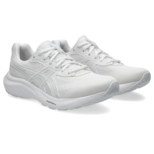 ASICS Women's Gel-Contend 9 Running Shoes, 10, White/Glacier Grey