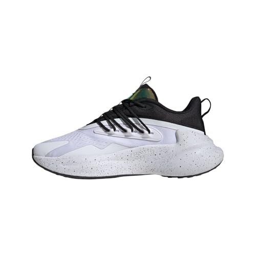 adidas Unisex-Adult Alphaboost V2, White/White/Black, 14