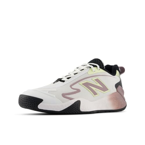 New Balance Men's Fresh Foam X CT-Rally V1 Hard Court Tennis Shoe, Sea Salt/Marsh Green, 15 W - product image
