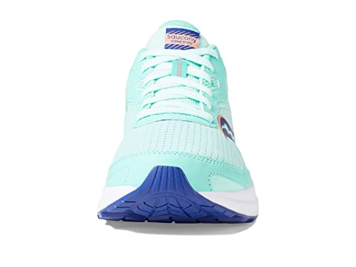 Saucony Women's Cohesion 16 Sneaker, Atmos/Lapis, 8