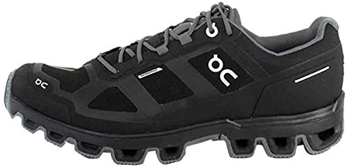 On-Running Mens Cloudventure Waterproof Black/Graphit Trail Runner - 9