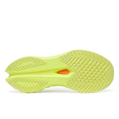 Saucony Women's Endorphin Speed 4 Sneaker, White/Sunny, 10