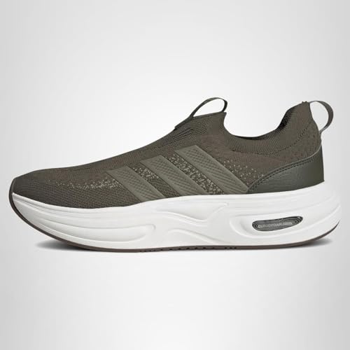 adidas Men's Cloudfoam Cuxxion - Sock, Night Cargo/Silver Pebble/Tent Green, 13