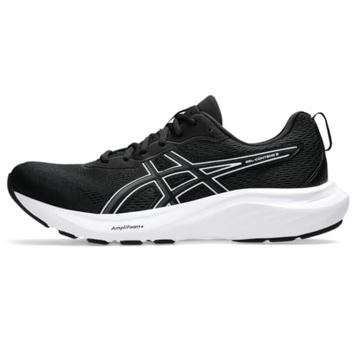 ASICS Men's Gel-Contend 9 Running Shoes, 11, Black/White