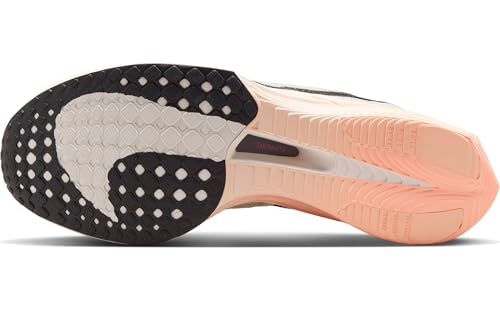 Nike Men's Zoomx Vaporfly Next% 3 Trainers, Sail Black Crimson Tint Guava Ice, 40.5 EU