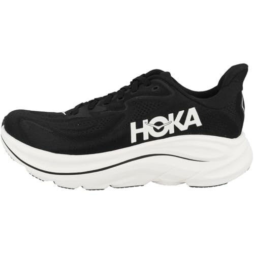 Hoka Women's Clifton 10 Black/White 9.5 Medium