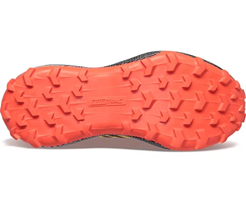Saucony Mens Endorphin Trail Lugged Sole Hiking Shoes Orange 13 Medium (D)