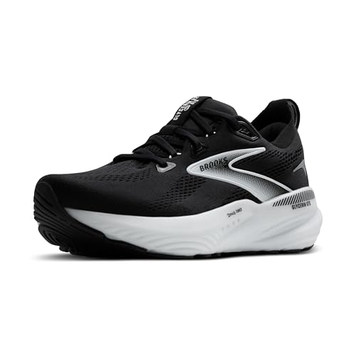 Brooks Men’s Glycerin GTS 22 Supportive Running Shoe - Black/Grey/White - 11.5 Wide