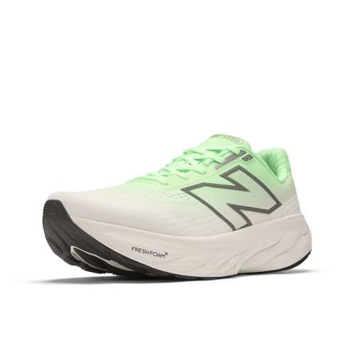New Balance Men's Fresh Foam X 1080 V14 Running Shoe, Electric Jade/Reflection/Dark Silver Metallic, 10 M