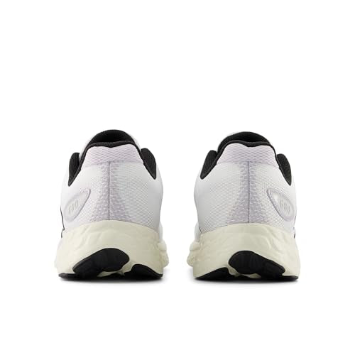New Balance Women's Fresh Foam 680 V8 Running Shoe, White/Grey Matter/Taro, 8.5 M