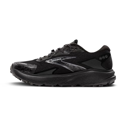 Brooks Men’s Divide 5 GTX Waterproof Trail Running Shoe - Black/Alloy/Primer Grey - 11 Medium