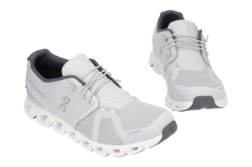 On Men's Cloud 5 Sneakers, Glacier/White, 14 Medium US