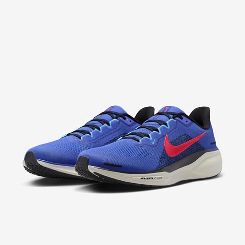 Nike Pegasus 41 FD2722 Men's Road Running Shoe, Astronomy Blue Hot Punch Black, 11 US