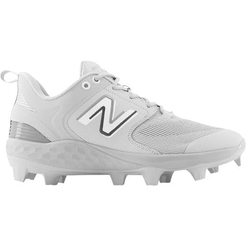 New Balance Men's Fresh Foam 3000 V6 Molded Baseball Shoe, Grey/White, 15 M