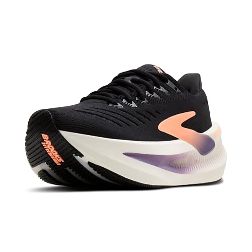Brooks Women’s Glycerin Max 2 Neutral Running & Walking Shoe - Black/Peach/Clear - 8.5 Medium