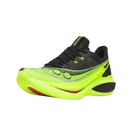 Saucony Men's Endorphin Pro 5 Sneaker, Citron/Black, 10.5