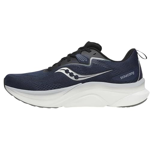 Saucony Men's Tempus 2 Sneaker, Navy/Black, 11.5