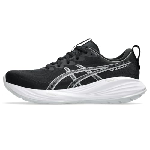 ASICS Men's Gel-Cumulus 27 Running Shoes, 11, Black/Concrete