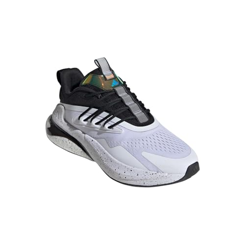 adidas Unisex-Adult Alphaboost V2, White/White/Black, 14