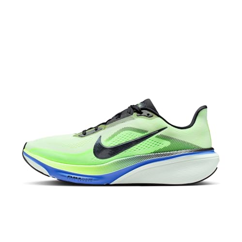 Nike Men's Air Zoom Pegasus 42 Sneaker, Volt Tint/Black Spruce/Sapphire, 10