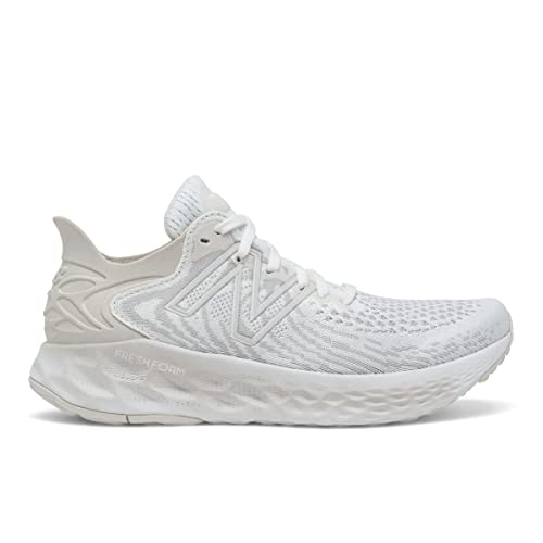 New Balance Men's Fresh Foam 1080 V11 Running Shoe, White/Nimbus Cloud, 14 M US