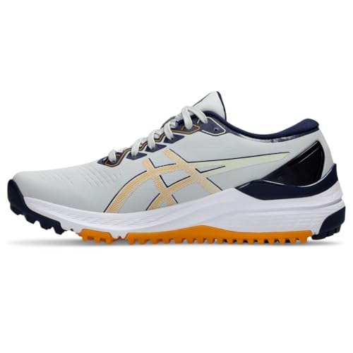 ASICS Men's Gel-Kayano ACE 2 Golf Shoes, 9.5, Glacier Grey/Amber