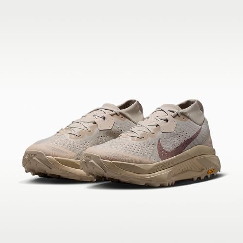 Nike ACG Zegama Men's Trail Running Shoes (Cream II/Safety Orange/Light Orewood Brown) Size 9 - alternate view 5