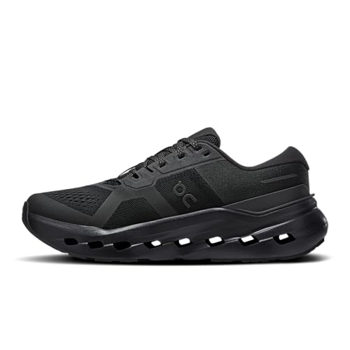 On Women's Cloudrunner 3 Sneaker, Black/Black, 9