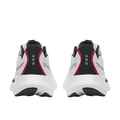 Saucony Men's Ride 18, White/Black, 11