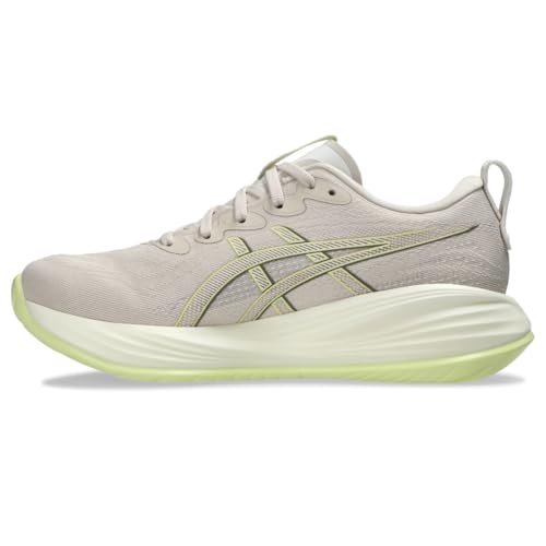 ASICS Women's Gel-Cumulus 27 Running Shoes, 8.5, Mineral Beige/Huddle Yellow