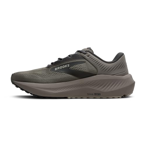 Brooks Men’s Anthem 8 Neutral Running Shoe - Rock Ridge/Grey/Coconut - 15 Medium