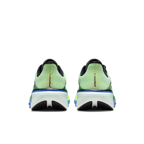 Nike Men's Air Zoom Pegasus 42 Sneaker, Volt Tint/Black Spruce/Sapphire, 10