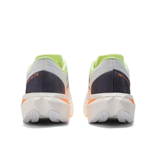 New Balance Men's FuelCell SuperComp Elite V4 Running Shoe, White/Bleached Lime Glo/Hot Mango, 7 W - alternate view 6