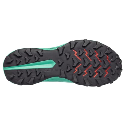 Saucony Women's Peregrine 13 Sneaker, Sprig/Canopy, 6