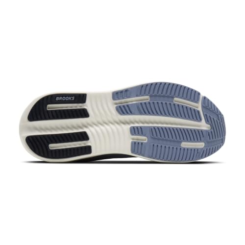 Brooks Men's Ghost Max 4 Running Shoes, Blue/Navy/Coconut, 9 US