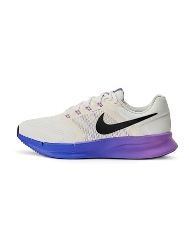 Nike Women's Run Swift 3 Road Running Shoes, Sail/Black-Bright Violet-Racer Blue, 8