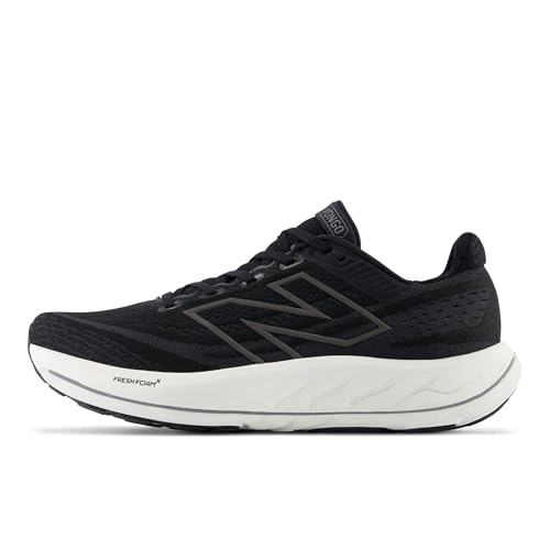New Balance Men's Fresh Foam X Vongo V6 Running Shoe, Black/White, 10 M