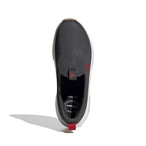 adidas Men's Cloudfoam Cuxxion - Lounge, Carbon/Better Scarlet/White, 9