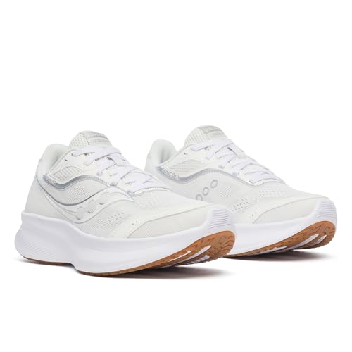 Saucony Women's Cohesion 18 Sneaker, Pearl/Gum, 10