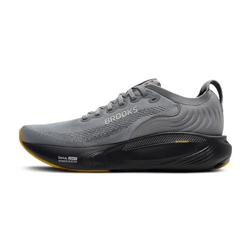 Brooks Men’s Adrenaline GTS 25 Supportive Running & Walking Shoe - Primer Grey/Ebony/Jasmin - 15 X-Wide
