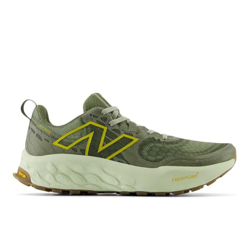 New Balance Men's Fresh Foam X Hierro V8 Trail Running Shoe, Dark Olivine/Olivine/Lichen Green, 7 M