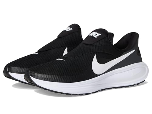 Nike Men's Revolution 8 Road Running Shoes, Black/White-Anthracite-Wolf Grey, 12 Extra Wide