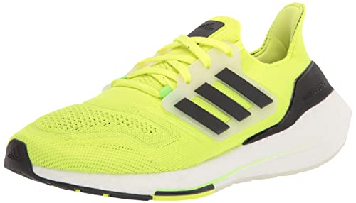 Adidas Men's Ultraboost 22, Solar Yellow/Black/Cloud White, 10