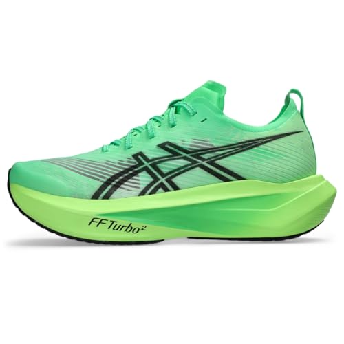 ASICS Unisex MEGABLAST Running Shoes, 8.5M / 10W, Vital Green/Black