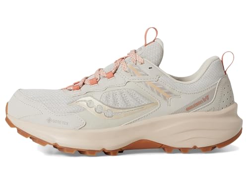 Saucony Women's Excursion Tr17 GTX Sneaker, Oat/Clay, 11