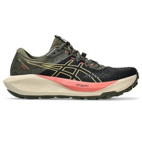 ASICS Women's Gel-Trabuco 13 GTX Running Shoe, 9, Black/Lemongrass