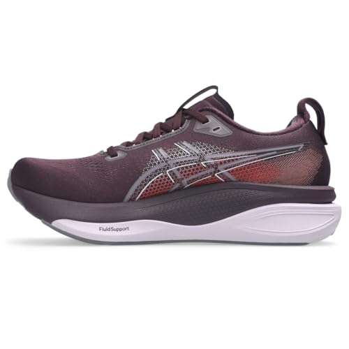ASICS Women's Gel-Kayano 33 Running Shoes, 7.5, Dark Aubergine/Dahlia