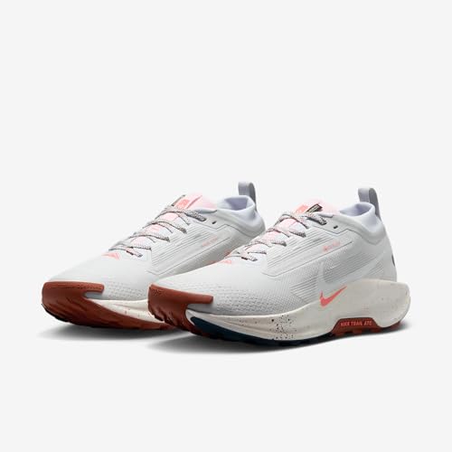 Nike Pegasus Trail 5 Gore-TEX Men's Waterproof Running Shoes (FQ0908-009, Pure Platinum/Football Grey/Pink Foam/White) Size 11.5